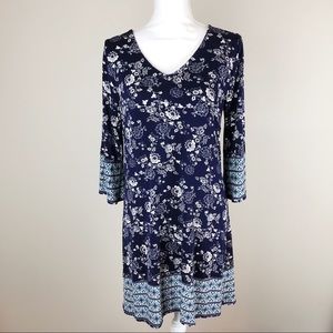 Stitch Fix Skies Are Blue Wren Knit Dress Navy, M